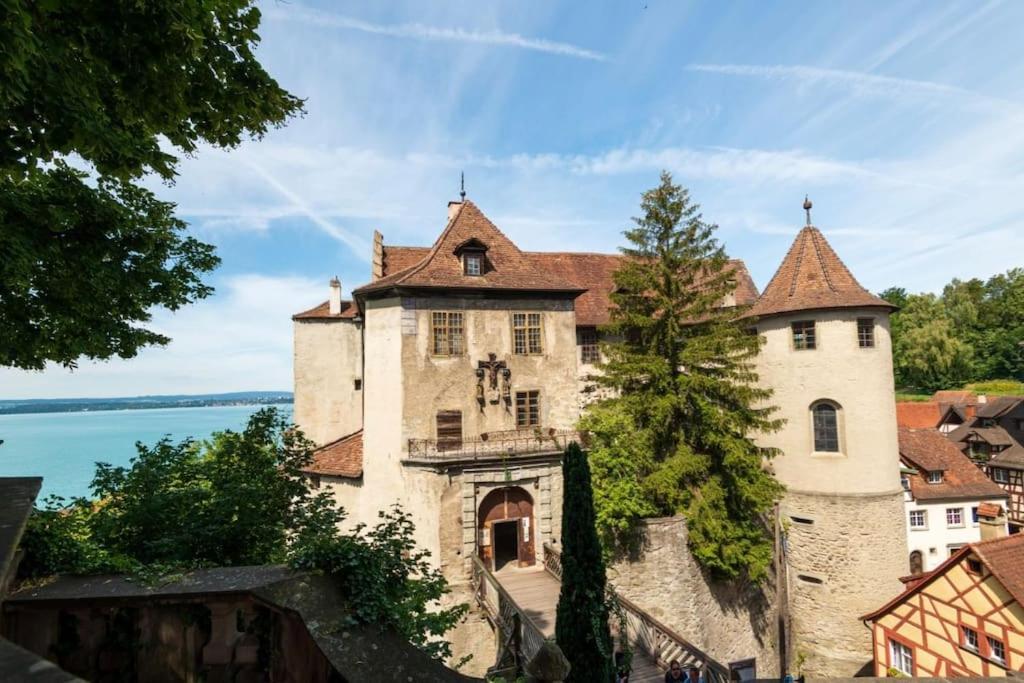 Ferienwohnung Ferienunterkunft Mit Sonnenterrasse Meersburg Exterior foto