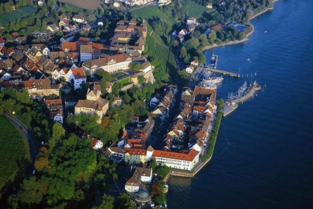 Ferienwohnung Ferienunterkunft Mit Sonnenterrasse Meersburg Exterior foto